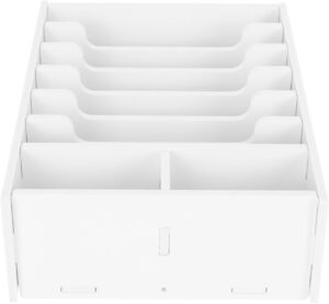 Cash Drawer Money Tray - Portable Currency Till Replacement With Multiple Compartment Storage Box