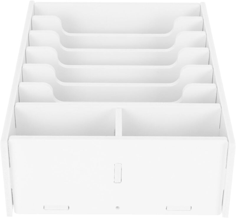 Cash Drawer Money Tray - Portable Currency Till Replacement With Multiple Compartment Storage Box
