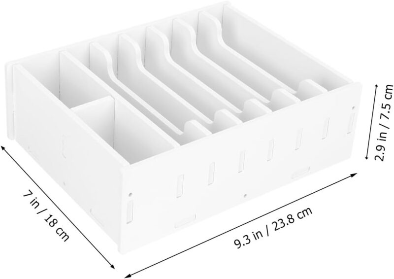 Cash Drawer Money Tray - Portable Currency Till Replacement With Multiple Compartment Storage Box - Image 2