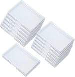 8 Pack Business Card Case,Credit Cards Case,plastic Business Card Holder,plastic Business Card Container with Hinged Lid for Card,Accessories,Crafts,Learning Supplies,Screws,Drills