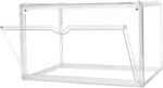 Shoe Boxes Clear Plastic Stackable Acrylic Sneaker Shoe Display Case Transparent Display Case Clear Storage Bins With Lids Acrylic Boxes for Display Shoe Organizer Containers
